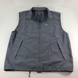 MATHEWSON & ROWE Mens Gray Sleeveless Vented Safari Fishing Hunting Vest XL